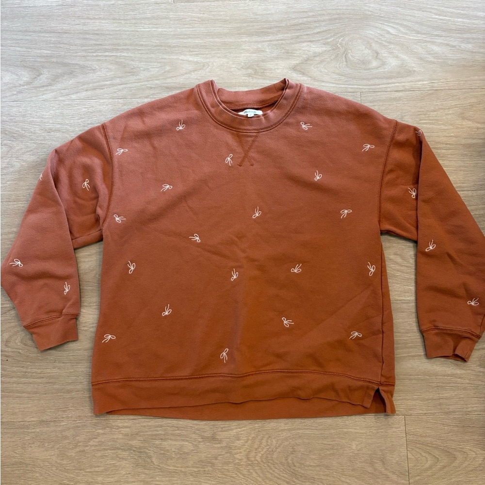 Madewell bow crewneck
